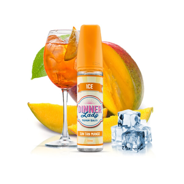 Dinner Lady Ice Sun Tan Mango 20ml Aroma