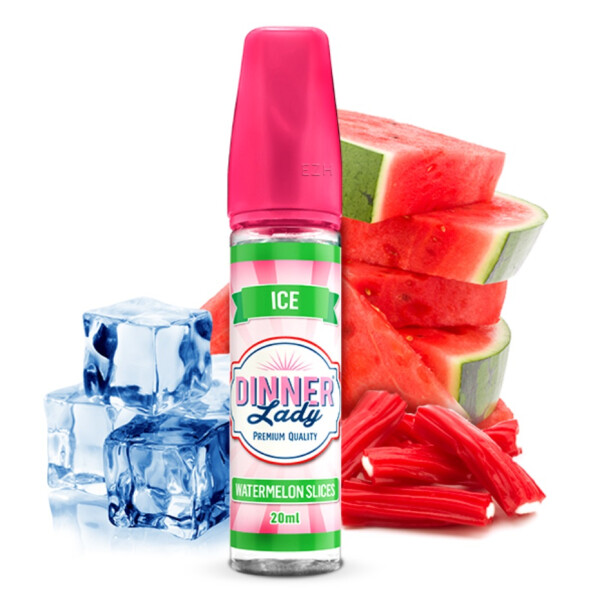 Dinner Lady Sweets Ice Watermelon Slices 20ml Aroma