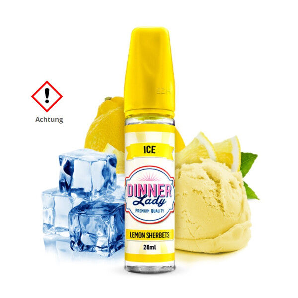 Dinner Lady Sweets Ice Lemon Sherbets 20ml Aroma