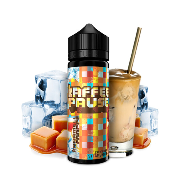 KAFFEEPAUSE by Steamshots Karamell Frappé Ice 10ml Aroma