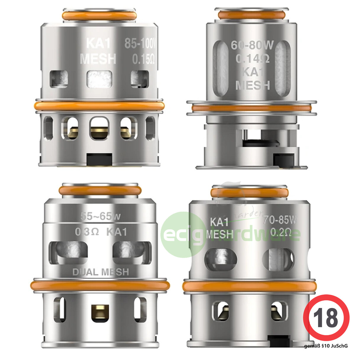 GeekVape MSeries Subohm Coils 5er Pack, 13,90