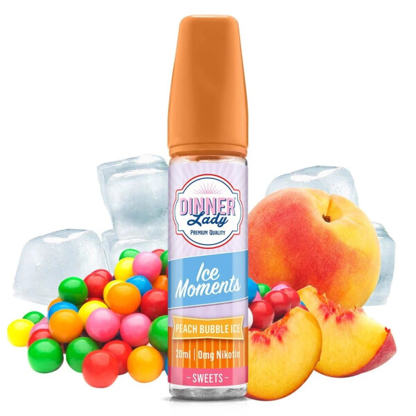 Dinner Lady Moments Peach Bubble Ice 20ml Aroma