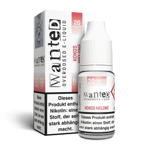 Wanted Overdosed Kokos Melone 10ml Nikotinsalz Liquid