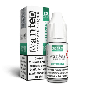 Wanted Overdosed Pfefferminz 10ml Nikotinsalz Liquid