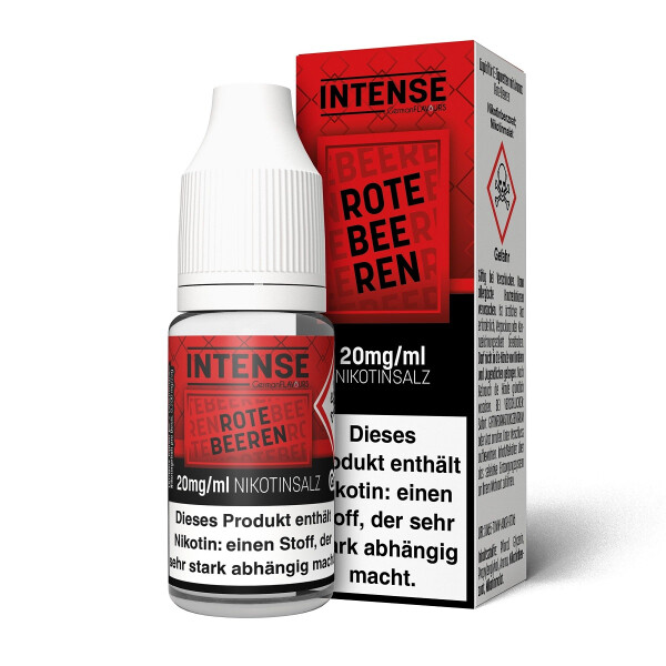 INTENSE Rote Beeren 10ml Nikotinsalz Liquid 10mg