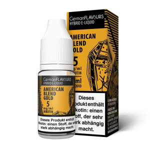 American Blend Gold 10ml Hybrid Nikotinsalz Liquid