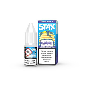 Strapped STAX Fresh Blueberry Pancakes 10ml Nikotinsalz...