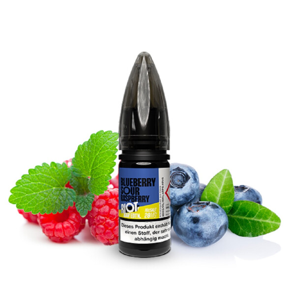 Riot Squad Bar EDTN Blueberry Sour Raspberry 10ml Nikotinsalz Liquid 10mg