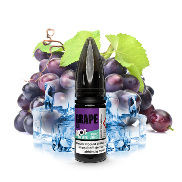 Riot Squad Bar EDTN Grape Ice 10ml Nikotinsalz Liquid 20mg
