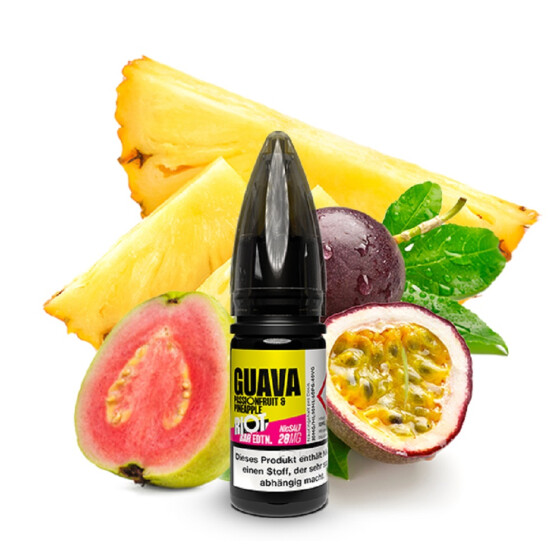 Riot Squad Bar EDTN Guava Passionfruit & Pineapple 10ml Nikotinsalz Liquid