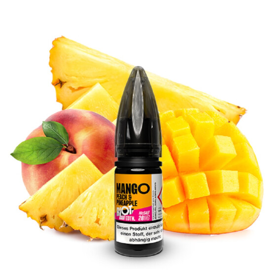 Riot Squad Bar EDTN Mango Peach & Pineapple 10ml Nikotinsalz Liquid