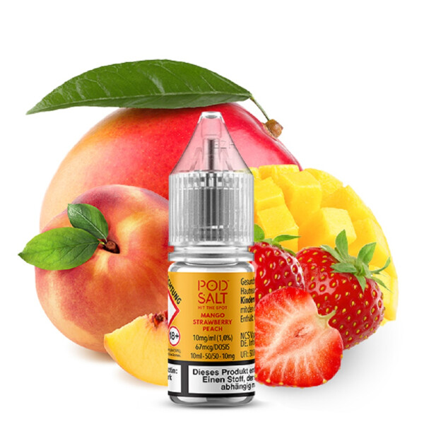 Pod Salt XTRA Mango Strawberry Peach Nikotinsalz