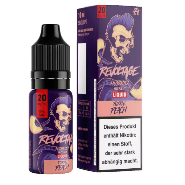 Revoltage Purple Peach Hybrid Nikotinsalz 10ml 10mg