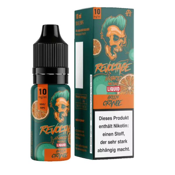 Revoltage Green Orange Hybrid Nikotinsalz 10ml 10mg
