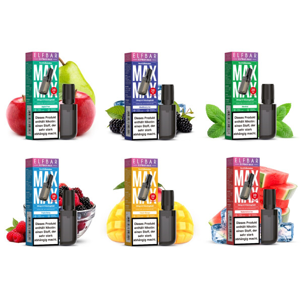 Elfbar Max Nachfüllbehälter Prefilled 10ml 20mg