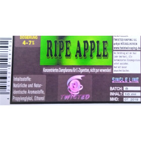 Twisted Ripe Apple
