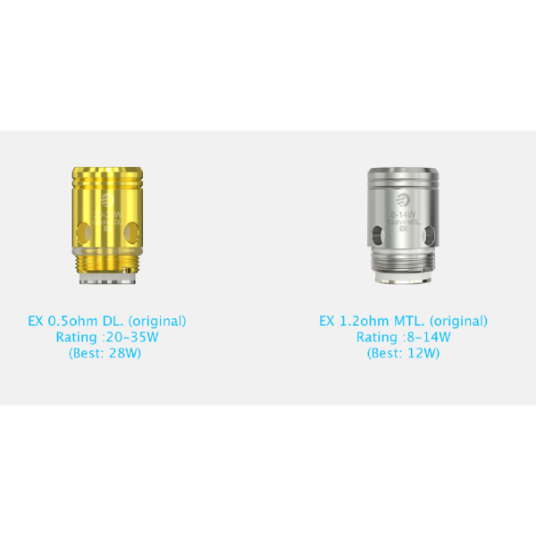 Joyetech Exceed Verdampferkopf 5er Pack 0,5 Ohm
